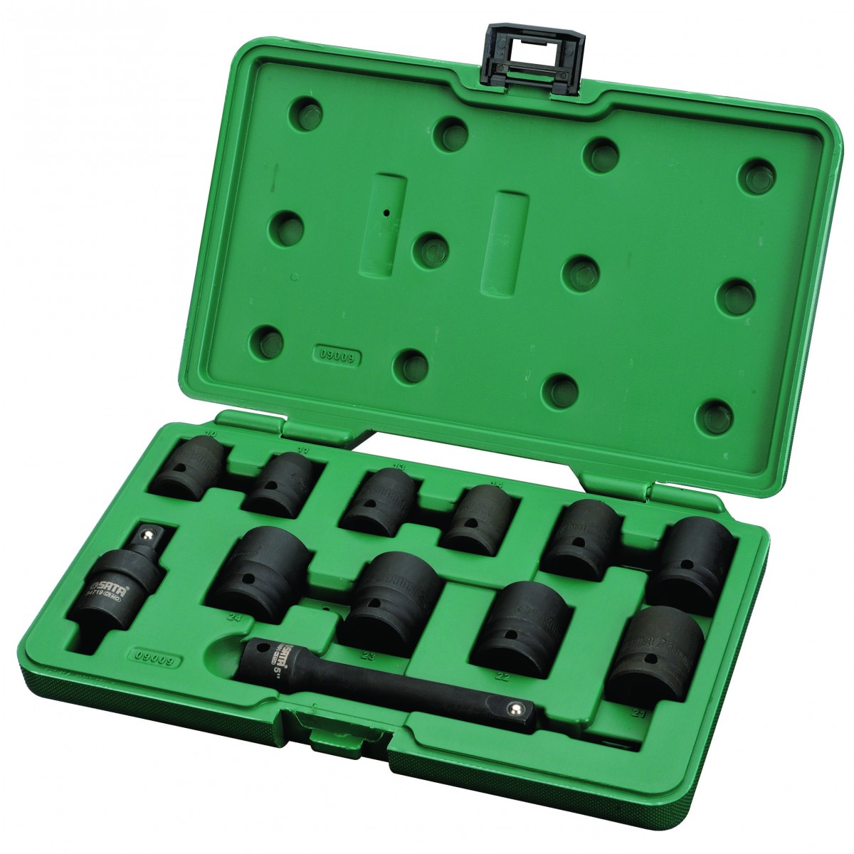 SAT_09009_FRNT_MAIN_4 Metric Impact Socket Set